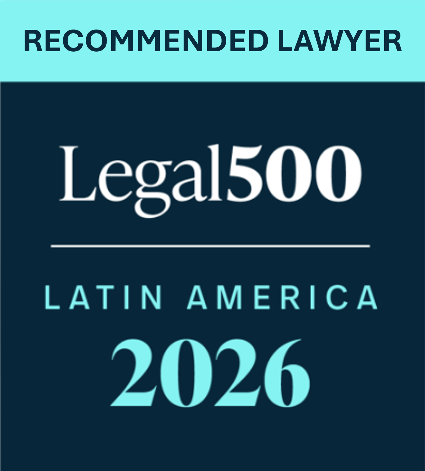 Legal 500 Recommended Lawyer 2026